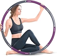 Vista 9 de FEECCO Aro de Ejercicio con Peso, 8 Secciones Desmontables para Pérdida