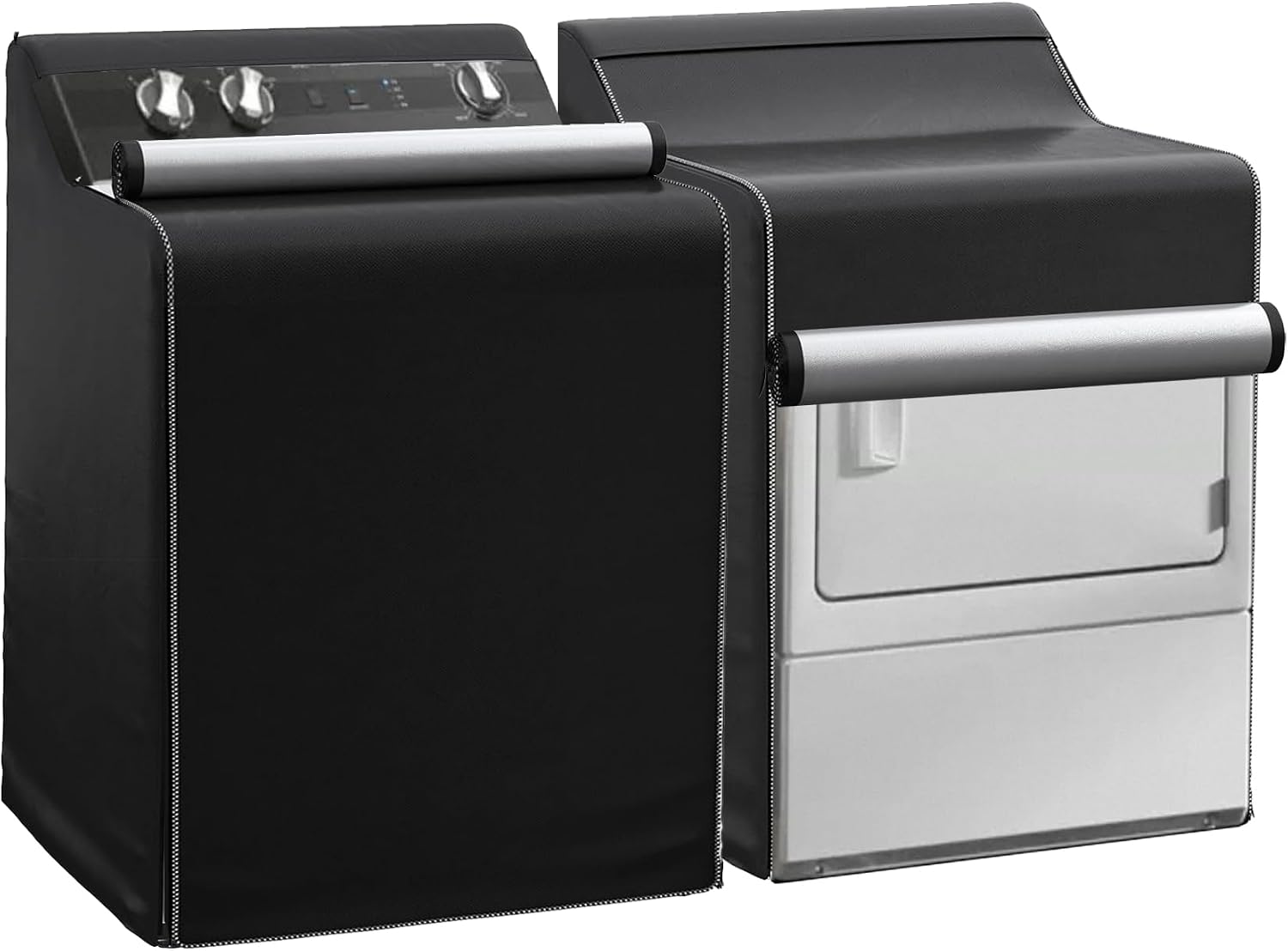 2 Pack Washing Machine Cover, 420D Waterproof Washer and Dryer Cover