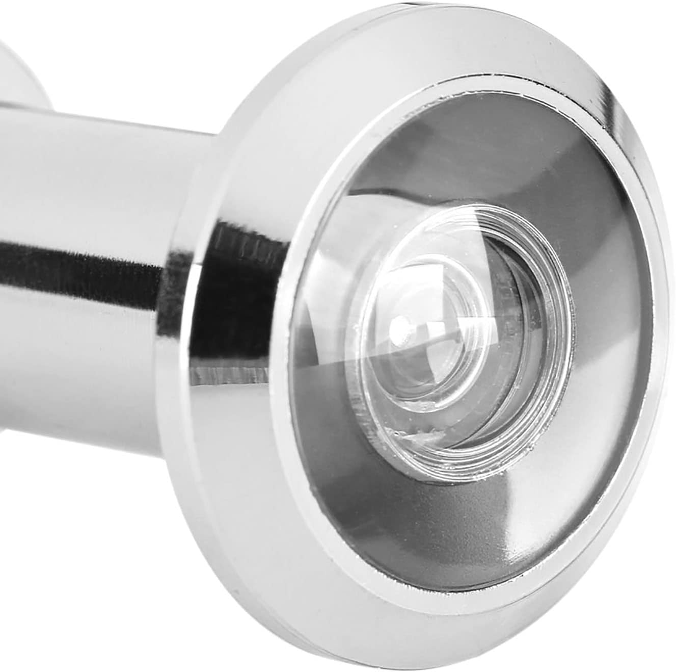 200 Degree Wide Viewing Angle Door Viewer Heavy Duty Cover for Security Doors (Glossy)