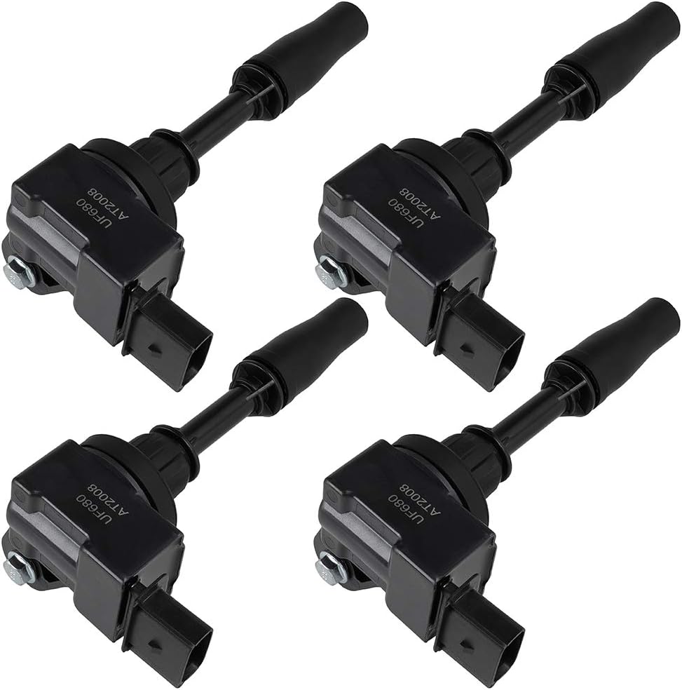 SCITOO Ignition Coil Coils Pack fits for GMC Terrain 2.0L 2018-2020 for Canyon 2.5L 2015-2020 for Equinox 2.0L 2018-2020 for Colorado 2.5L 2015-2020 UF680 12652405 set of 4