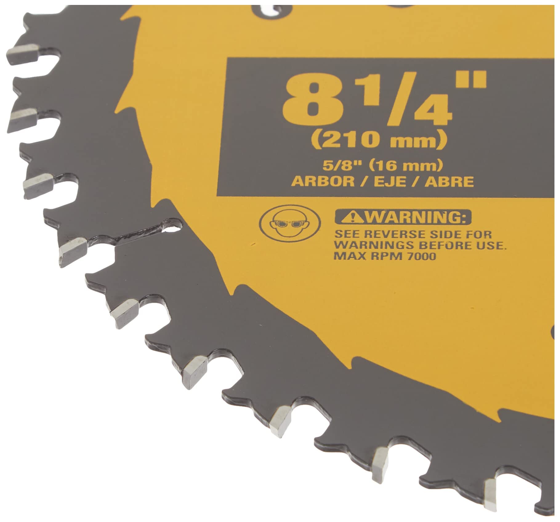 DeWalt DEWALT 10Inch Miter Table Saw Blades, 60Tooth
