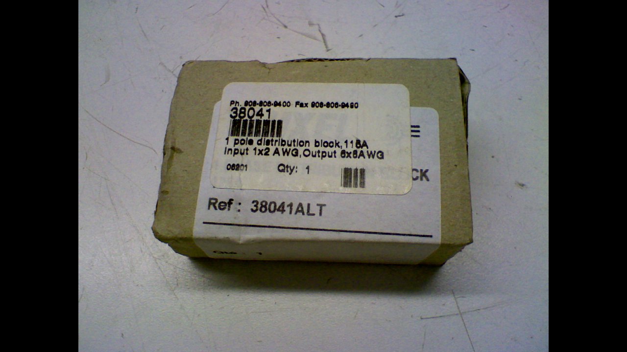 Corp 38041 Distribution Block 1 Pole 115A 38041