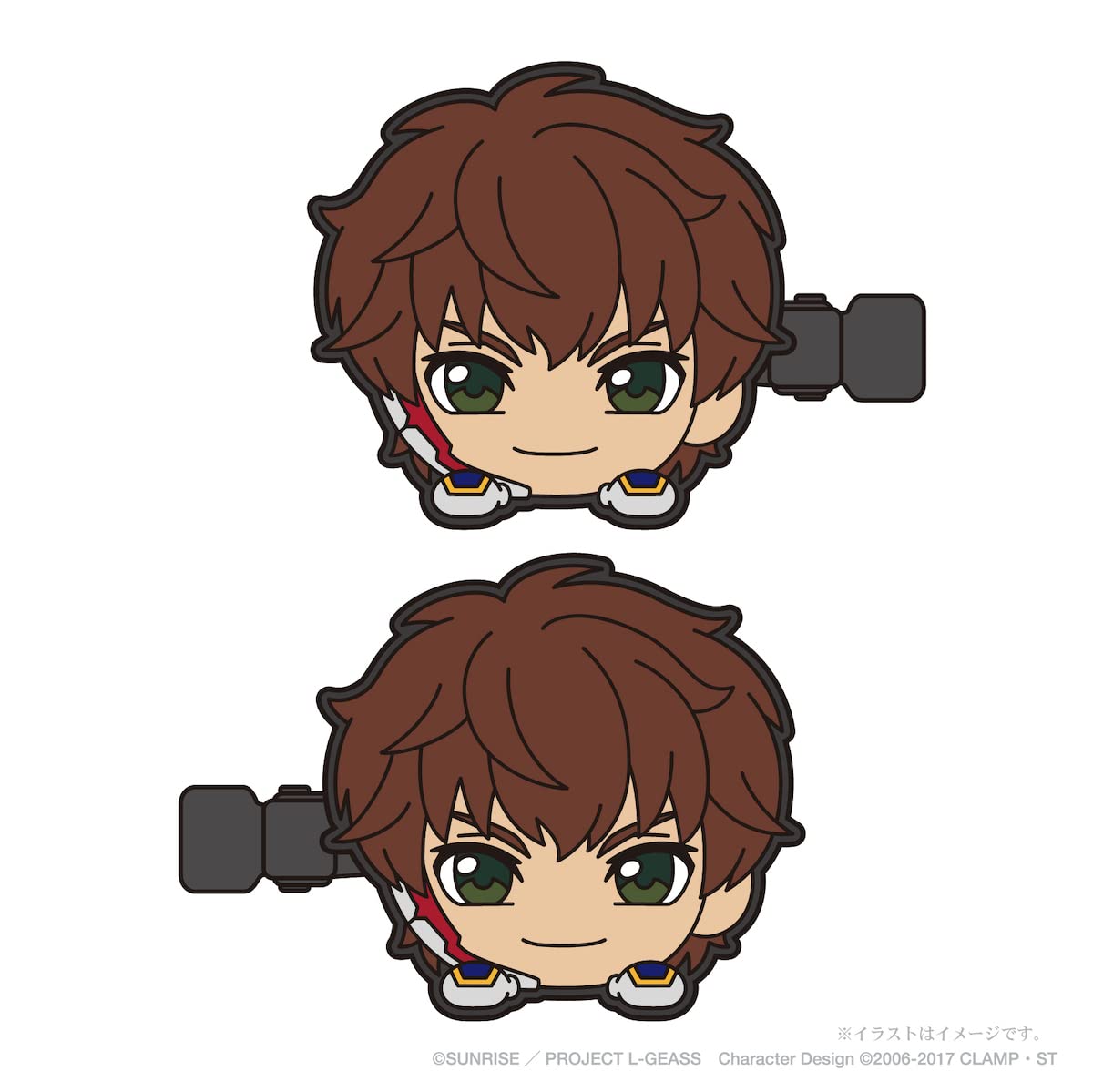 ルビー様 Grey Parker Service Code Geass Lelouch of the Rebel Bangs Clip