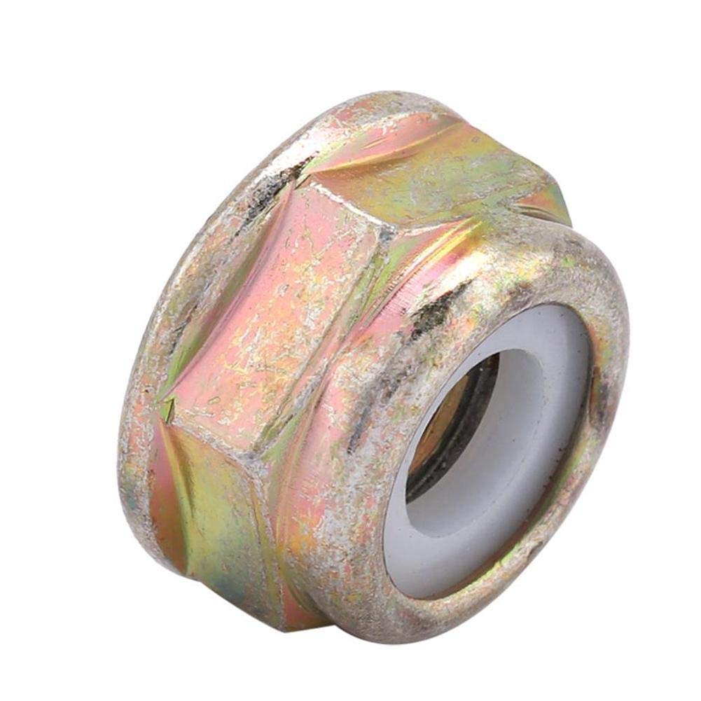 Écrous M10 X 1,25 à Filetage à Gauche - Lot De 5 Pour Débroussailleuse - Pièces De Rechange - Dimensions 22 X 11 Mm