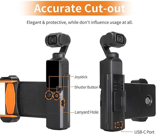 Miniatura 3 de Juego de soporte de teléfono Accesorios de expansión para Osmo Pocket 3, trípode universal para poste de extensión compatible con DJI OSMO Pocket 3