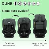Nania Dune, Siège auto, i-Size, Pivotant 360, évolutif, naissance et jusqu'à 12 ans environ, Groupe 0/1/2/3, 40-150 cm, Siège Auto ISOFIX, Rotation 360, Inclinable, Appui-tête réglable - 4
