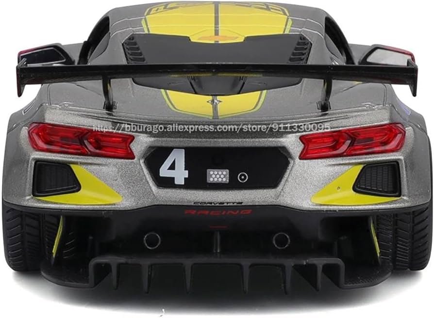 Amazon | ダイキャストカー 1:24 シボレーコルベット C8.R 2020 合金車