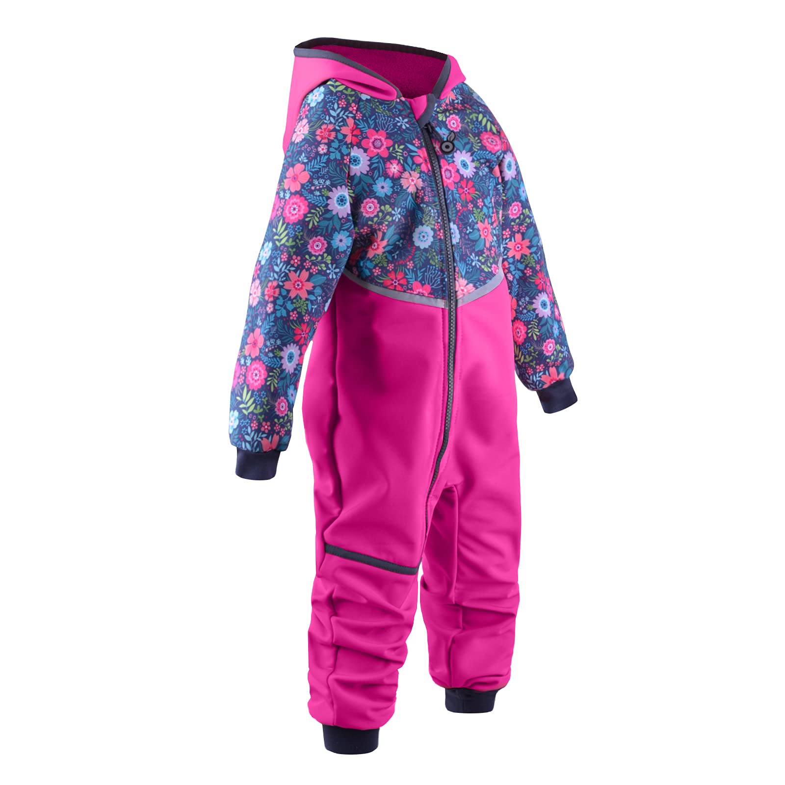 Kleinkind Softshell-Overall mit Fleece Wasserabweisend und Winddichte Atmungsaktive Outdoor Funktions Freizeit