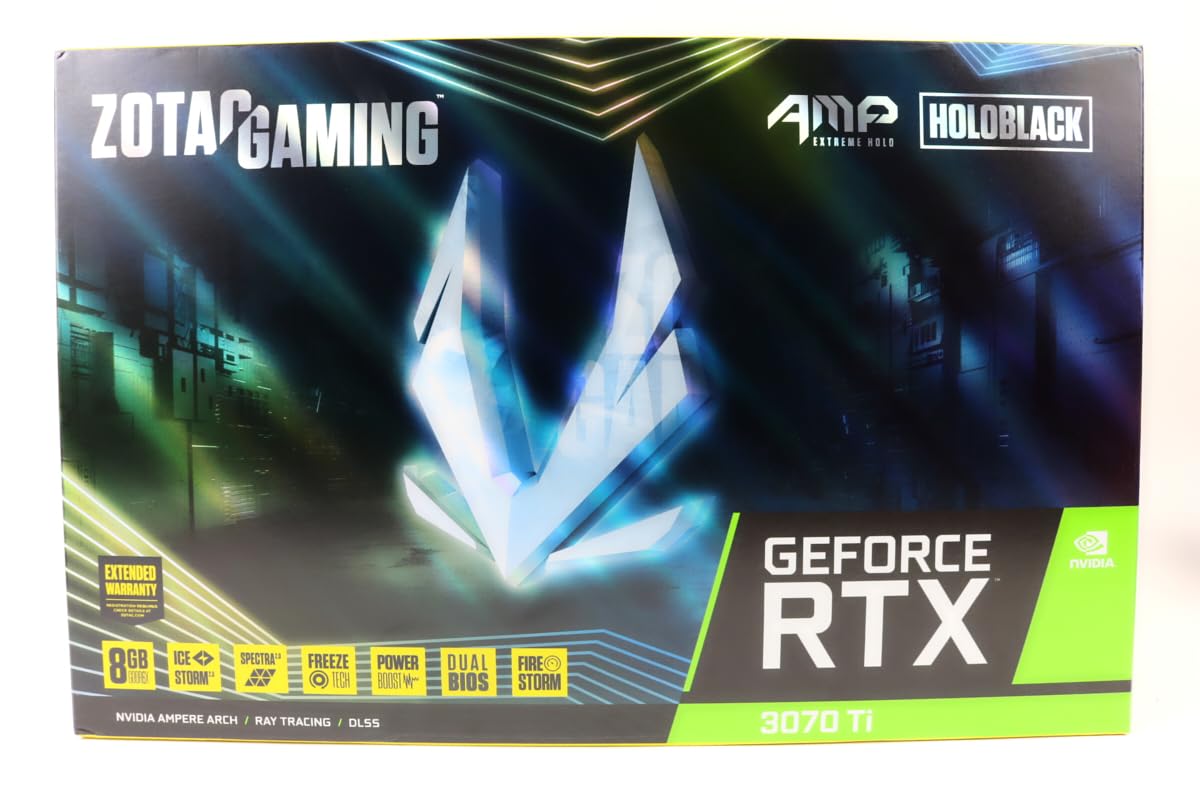 Amazon.com: ZOTAC Gaming GeForce RTX 3070 Ti AMP Extreme Holo 8GB