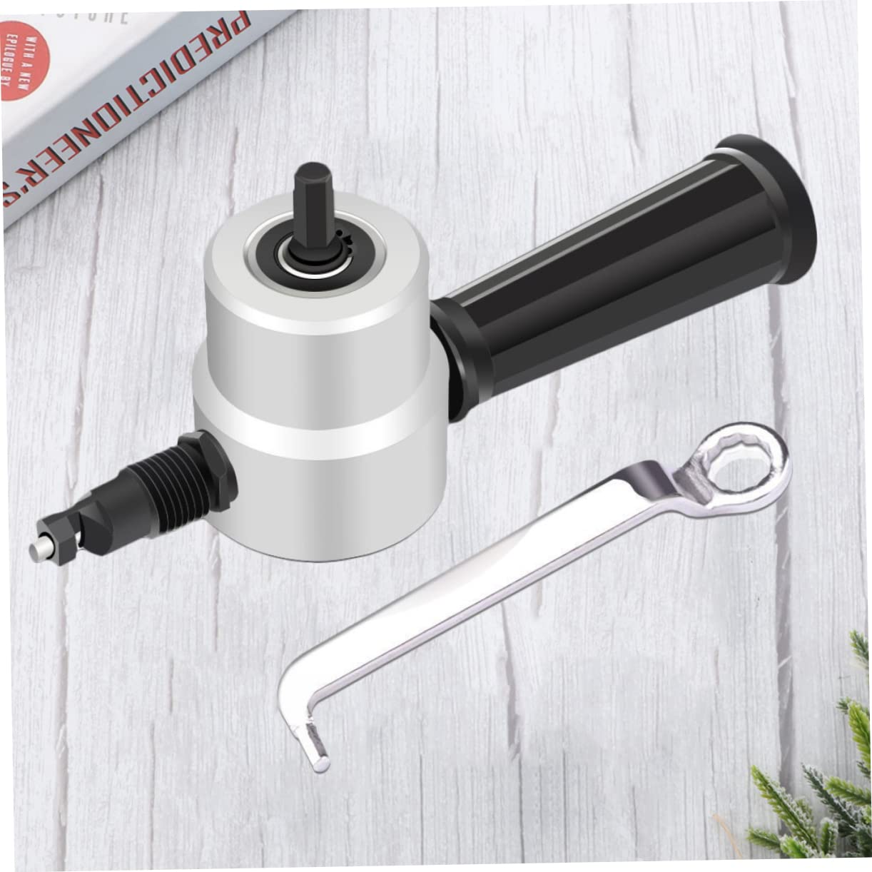 DOITOOL Grignoteuse à Métaux Portable 160a à Double Tête Coupe-tôle en Métal, Coupe sans Bavure pour Réparation et Décoration