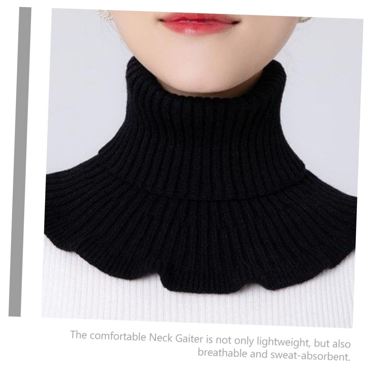 GALPADA 5piezas Gaiter De Cuello Elástico Para Hombres y Mujeres Protector De Cuello Térmico y Multiusos Para Actividades