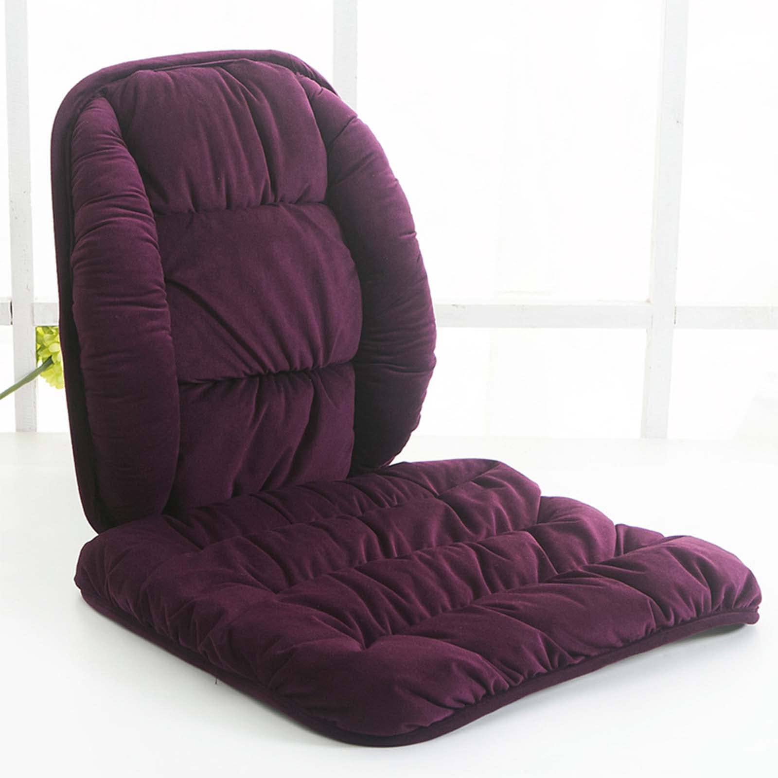 Coussin de soutien lombaire grand format antidérapant pour soulager le mal de dos en voiture