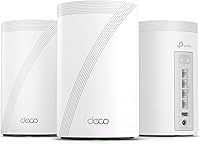 Vista 16 de TP-Link Deco 7 Pro BE63 Tri-Band WiFi 7 BE10000 Sistema de malla para todo el hogar - 6-Stream 10 Gbps, 4 puertos de 2.5G con cable de retroceso, 4