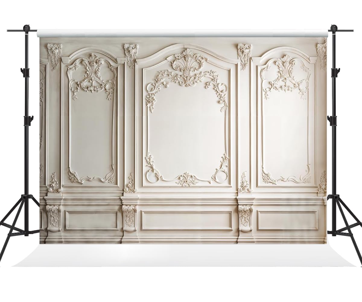 Kate 10×6.5ft Retro Indoor Backdrop Photography European Style Gypsum Pattern Background Classic Portrait Background Photography Studio Props Picture