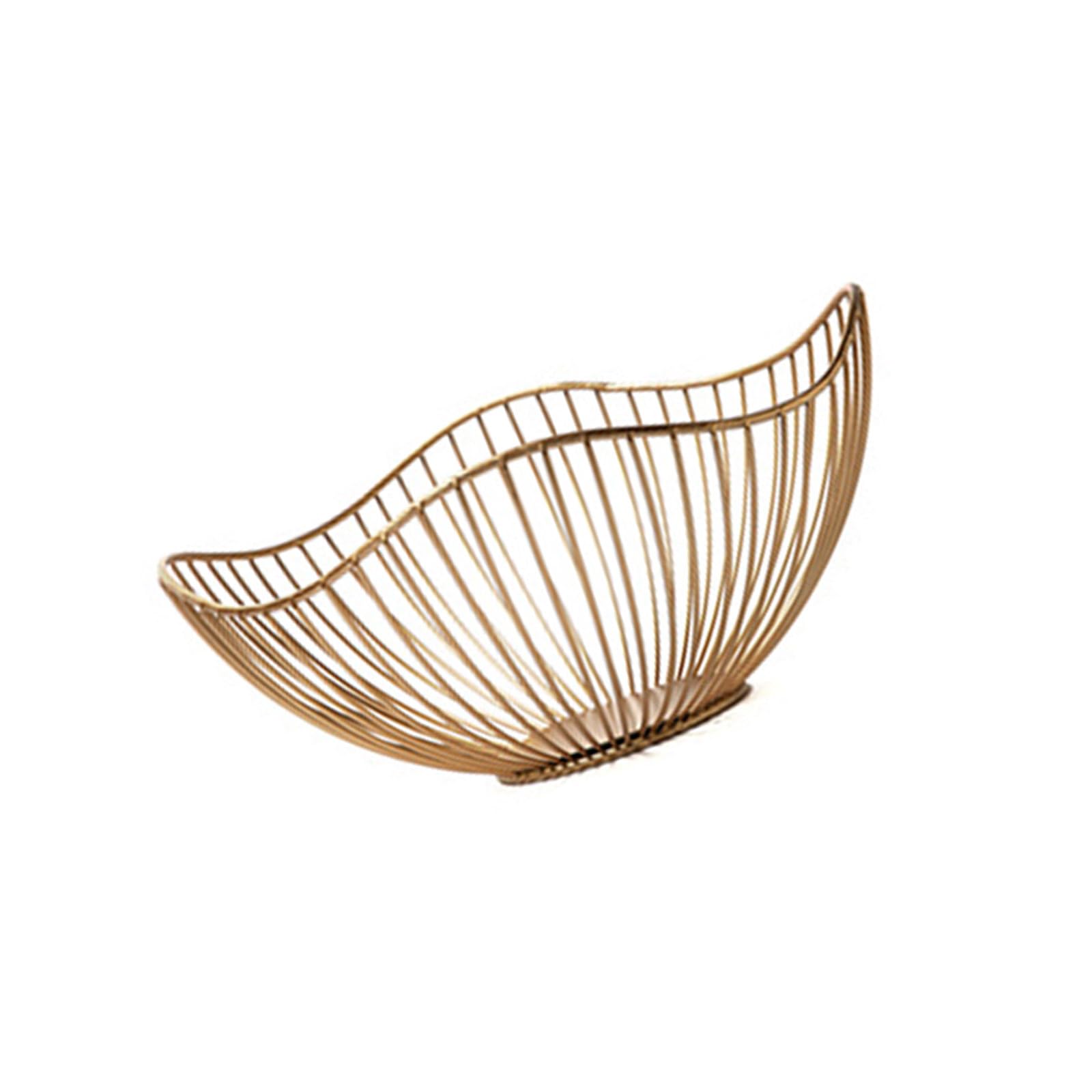 MICFENY Fruit Storage Basket Metal Wire Snacks and Bread Storage Bowl Serving for Dining Table Living Room Decoration