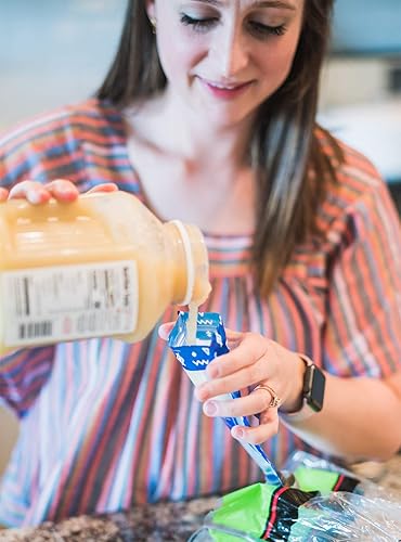 Miniatura 9 de Simple Modern - Bolsas de comida reutilizables paquete de 10 almacenamiento de alimentos para bebés y niños pequeños bolsa exprimible lavable y para