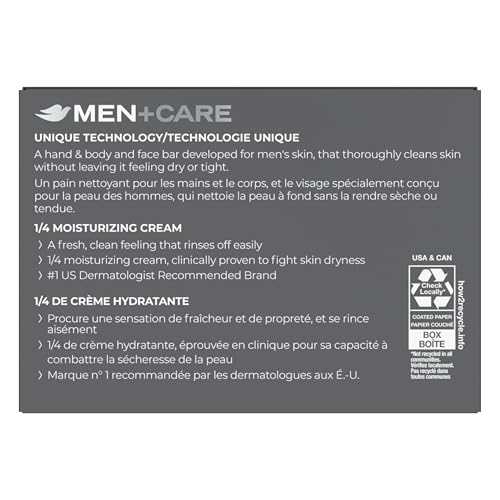 DOVE MEN + CARE Bar 3 in 1 Cleanser for Body, Face, and Shaving Blue Eucalyptus 8 Bars For Fresh, Healthy-Feeling Skin Body and Facial Cleanser More Moisturizing Than Bar Soap 3.75 oz by DOVE MEN + CARE - Image 2