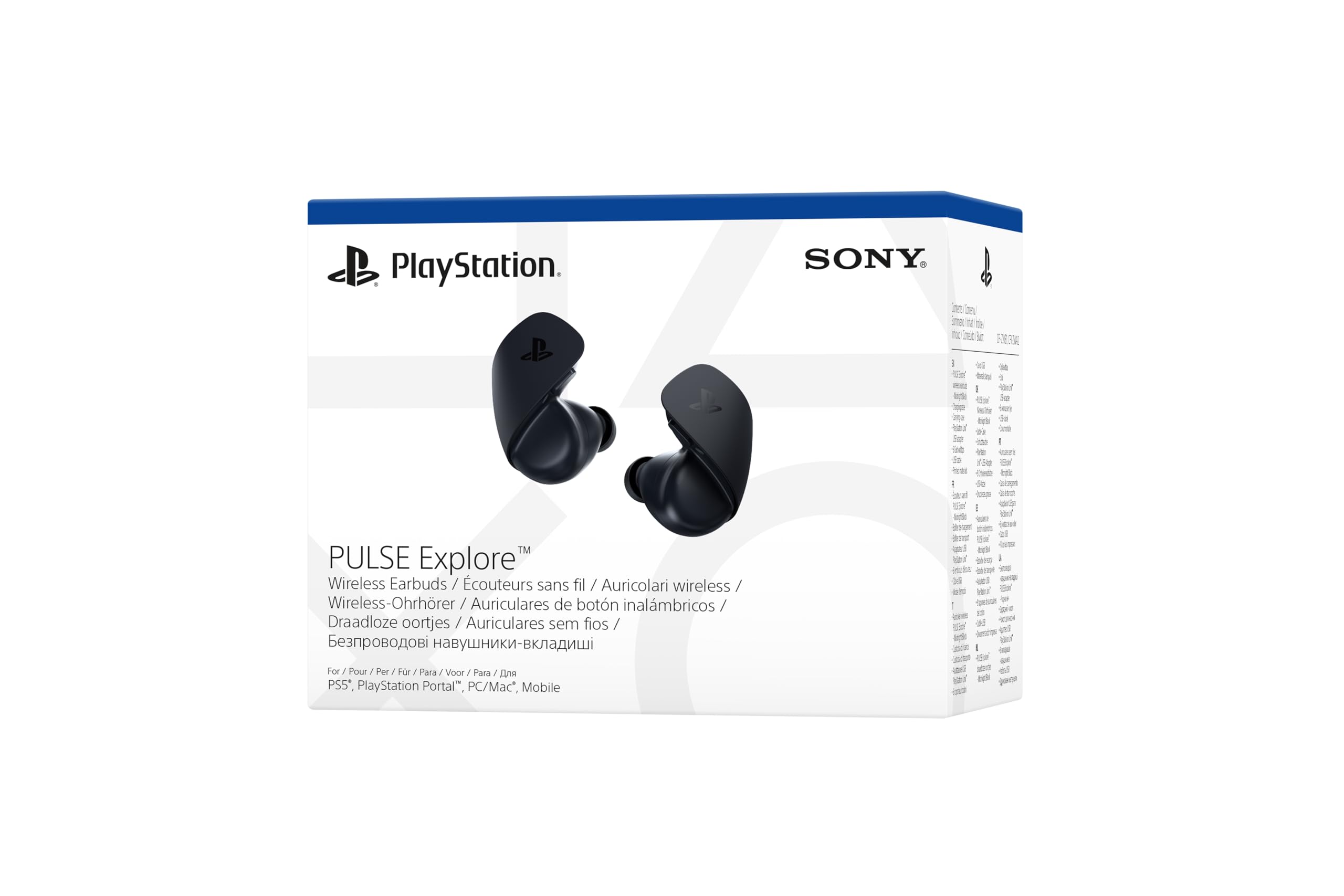 Playstation 5 - Auriculares de botón inalámbricos Pulse Explore™ – Midnight Black