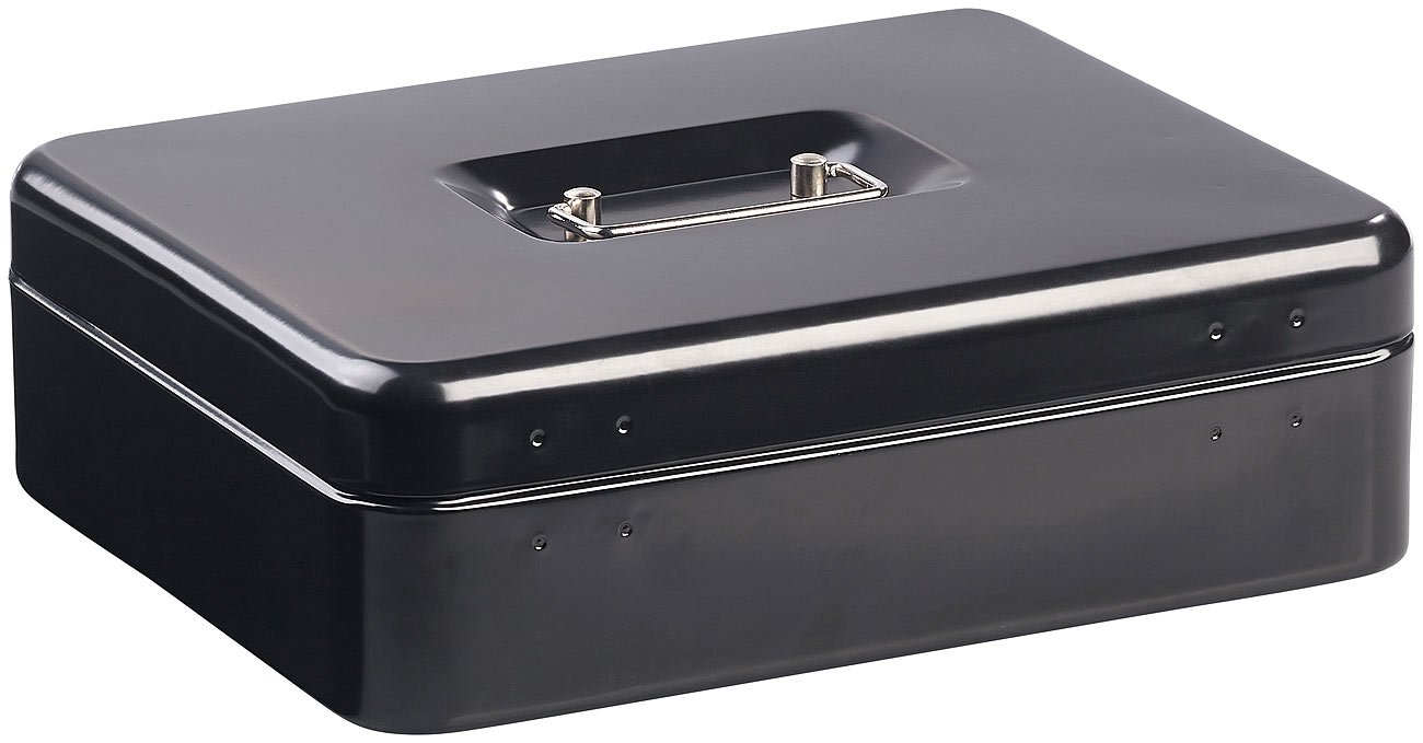 Caisse à monnaie en acier - 30 cm [XCase]