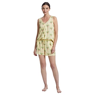 Tommy Bahama Womens Boxer Sleeveless Pajama Set Women