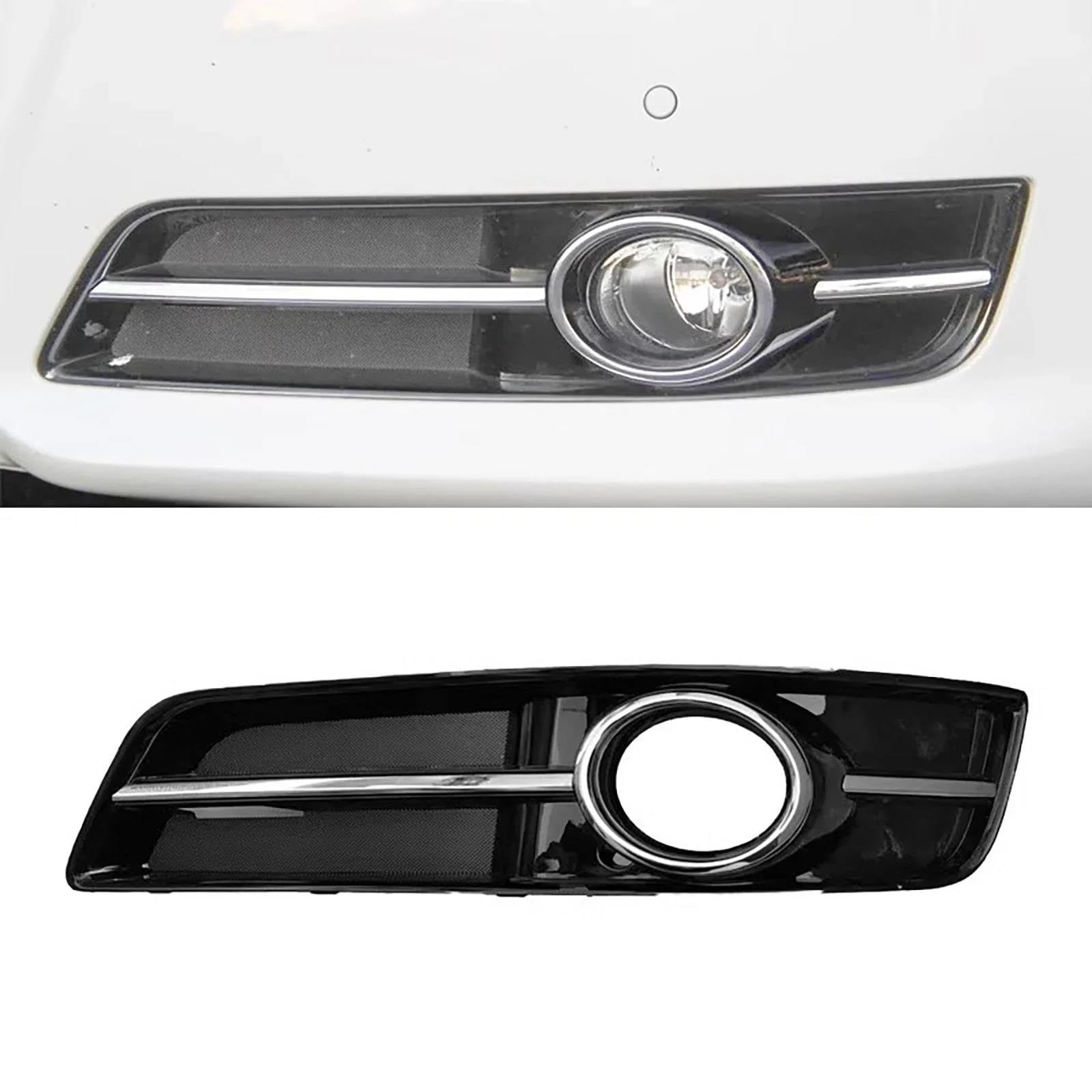 Auto Links Rechts Vorne Stoßstange Nebelscheinwerfer Abdeckung Für Audi A3 2010 2011 2012 2013 Nebelscheinwerfer Gehäuse 8P0807681J 8P0807682J Auto Nebelscheinwerfer Kühlergrill(A Pair)