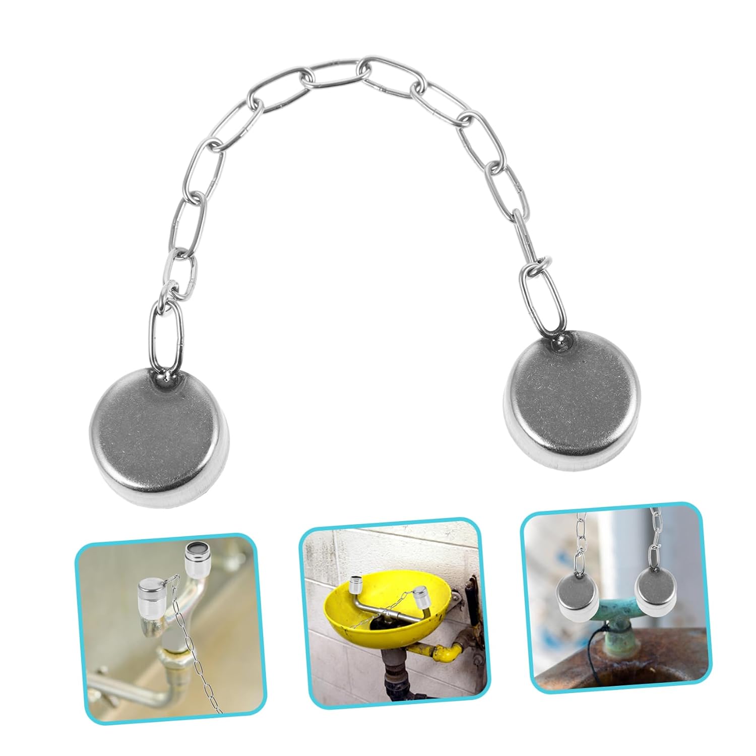 Stainless Steel Eye Wash Dust Cover Eye Wash Station Protector Approved