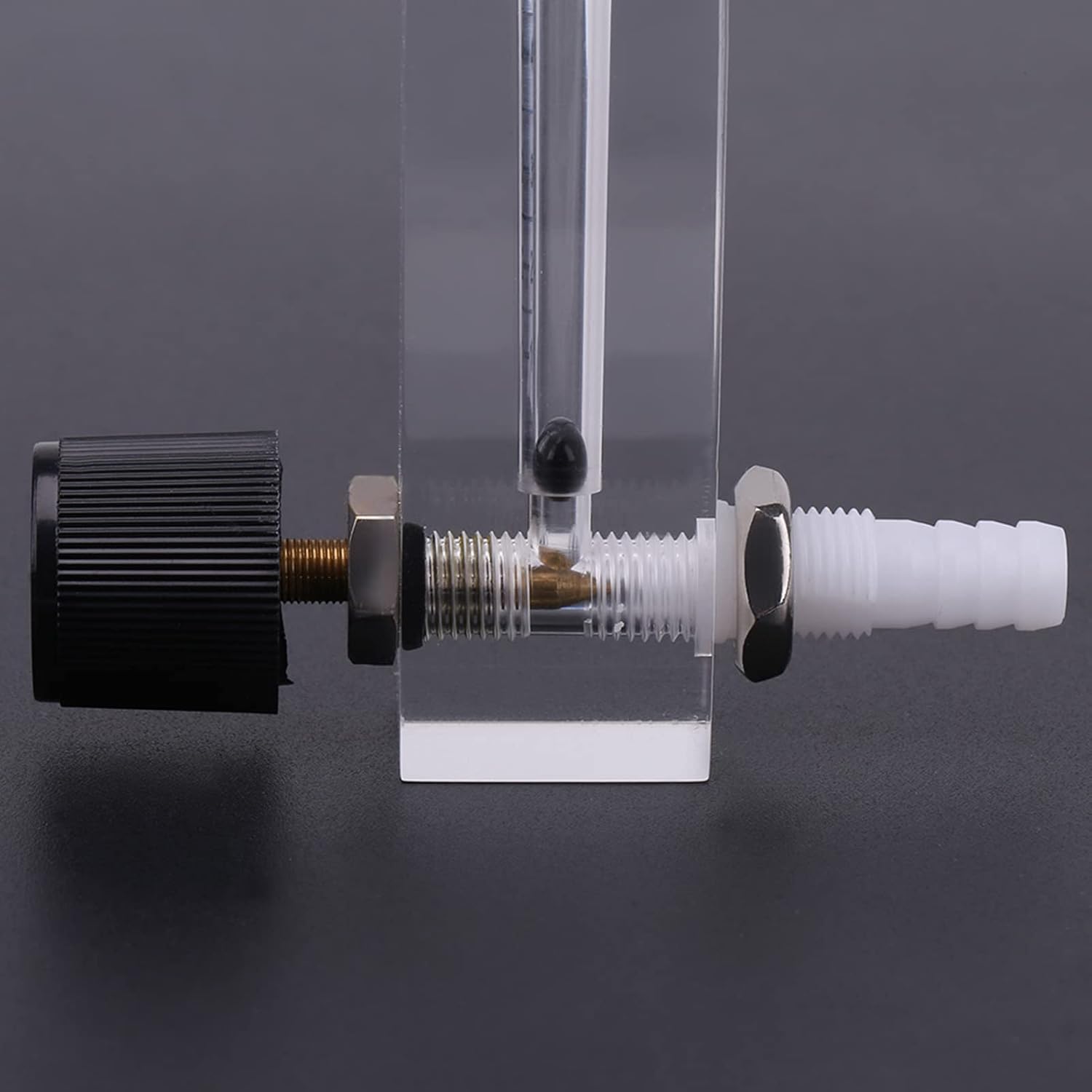 LZQ-7 0.6MPa Gas Flowmeter 1-10 LPM Flow Meter with Control Valve for Oxygen Air Gas