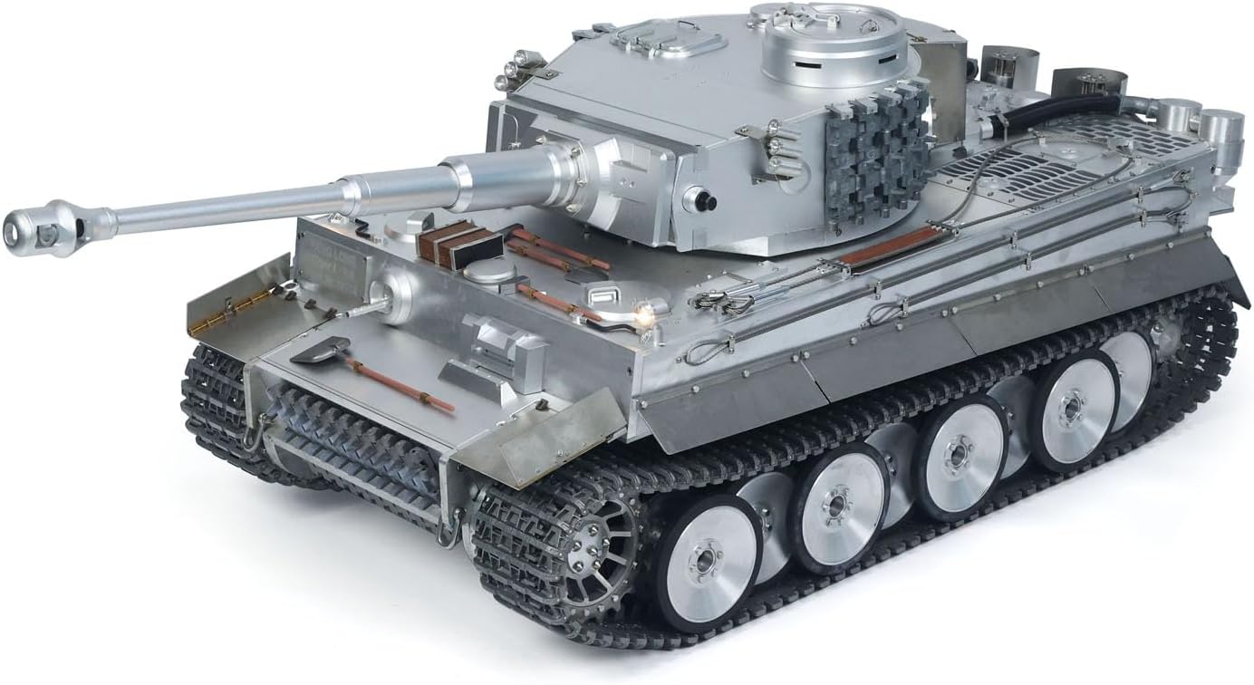 TOUCAN RC HOBBY 1/8 Henglong Full Metal Giant German Tiger I RTR Rc Tank 3818 Pro Car Model Tracks Wheel Bb Airsoft Smoke Sound Effect