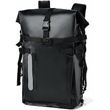 harayaa Waterproof Sports Carrier Dry Bag Backpack Waterproof Rucksack PVC Mesh Adjustable Carry System Large Compartment Zip Pocket suitable for sports travel camping, Black, Black, 30L