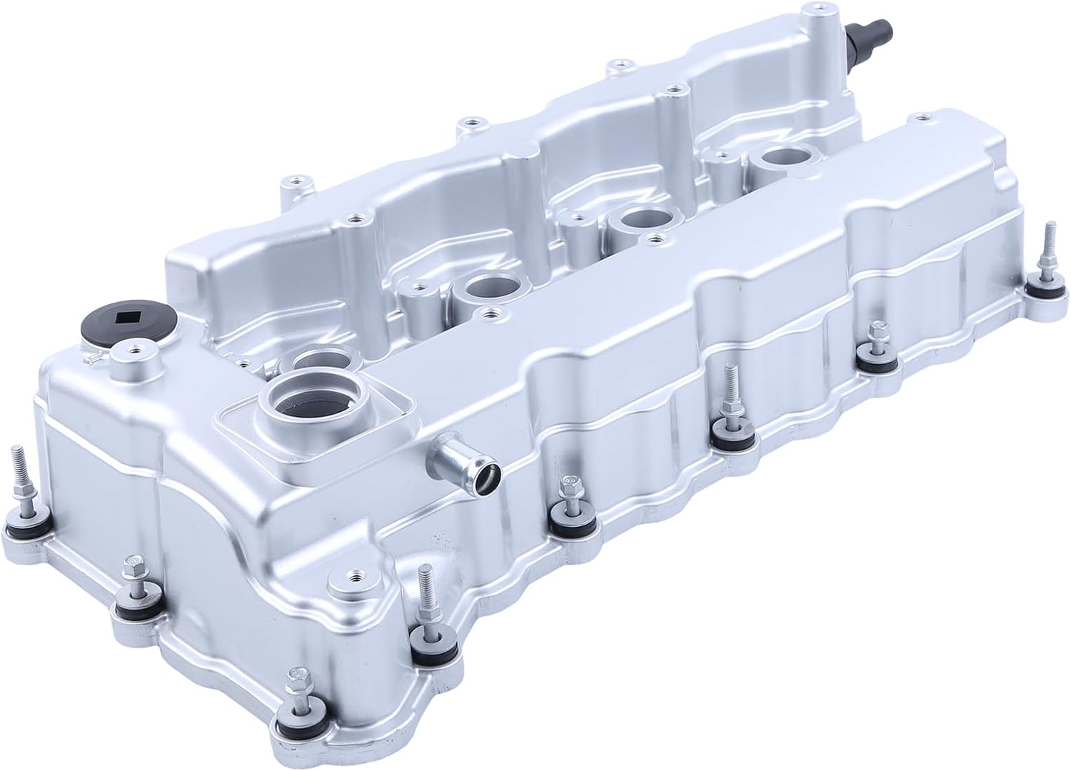 Aluminum Engine Valve Cover with Gasket 05047517AL 05047520AE, Fit for Jeep Cherokee 2014-2017, Renegade 2015-2018, Compass 2017-2018, for Dodge Dart 2013-2016, Chrysler 200 2015-2017, Fiat 500X