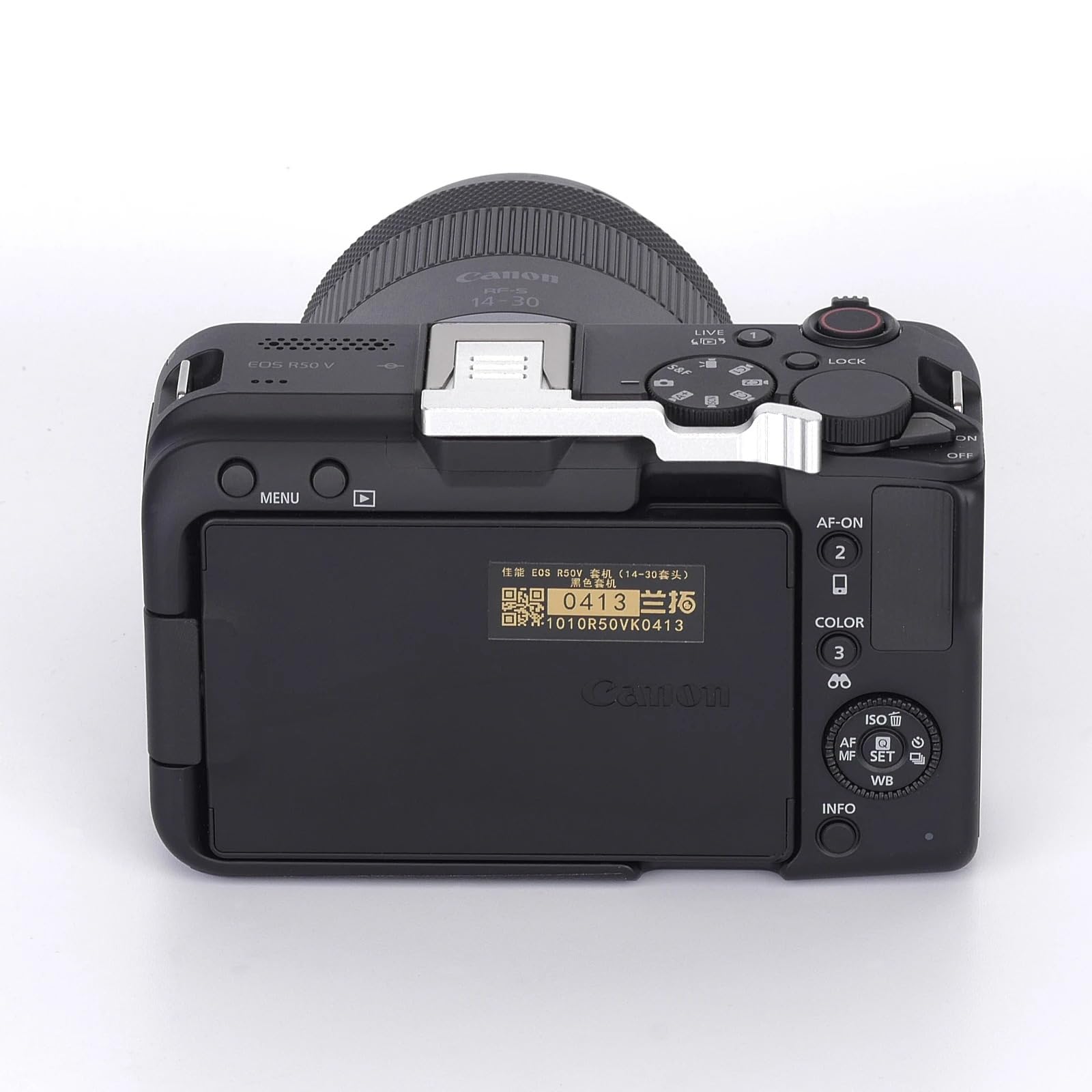 Amazon | Canon R50Vカメラ用カメラメタルサムズアップグリップハンド