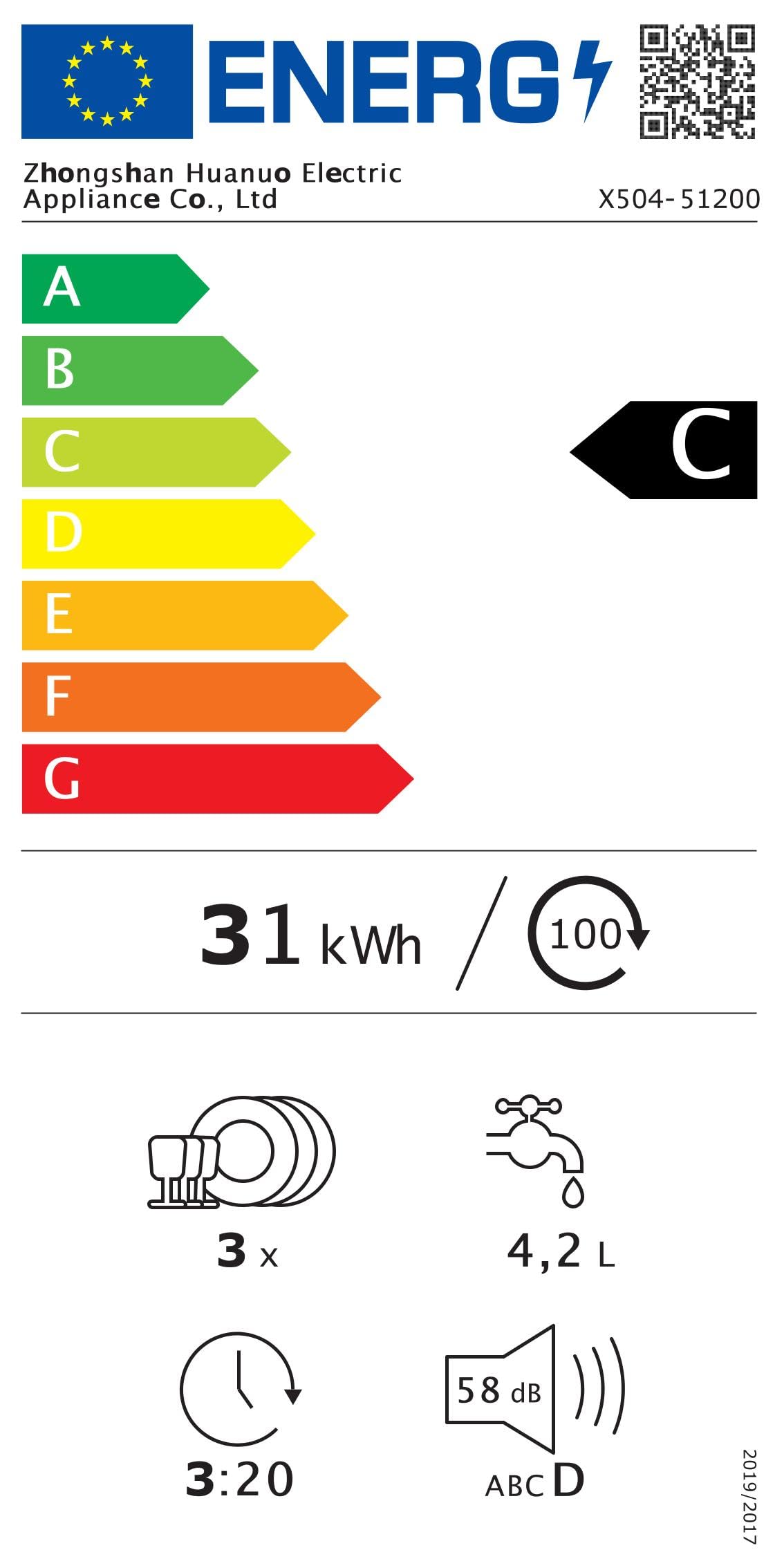 Mini Geschirrspüler 3 Gedecke Tischgeschirrspüler 5L Wassertank 6+1 Programme PTC Touch Control 24h Timer Kindersicherung