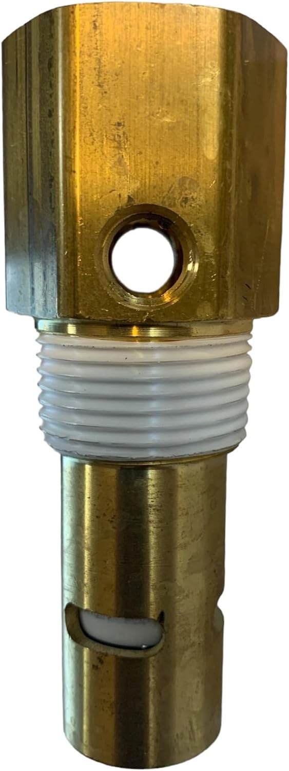American Made Brass Air Compressor Check Valve 3/4 NPT Male X 3/4 NPT Female with Double Tapped 1/8 NPT Ports