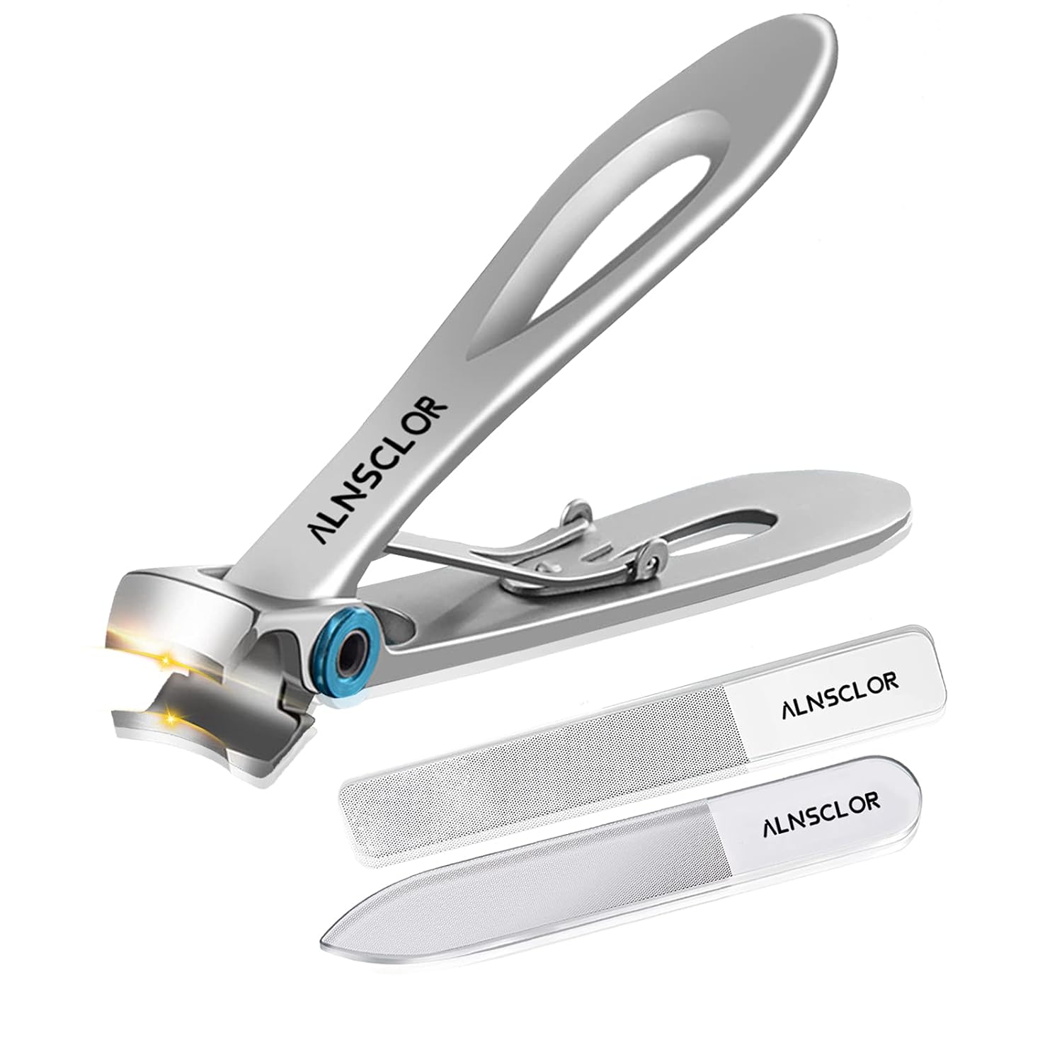 Toenail Clippers for Thick Nails, Nail Clippers for Large Fingernail Toe Nail Clippers Adult Seniors Men Women with 2 Nano Nail Files : Beauty & Personal Care