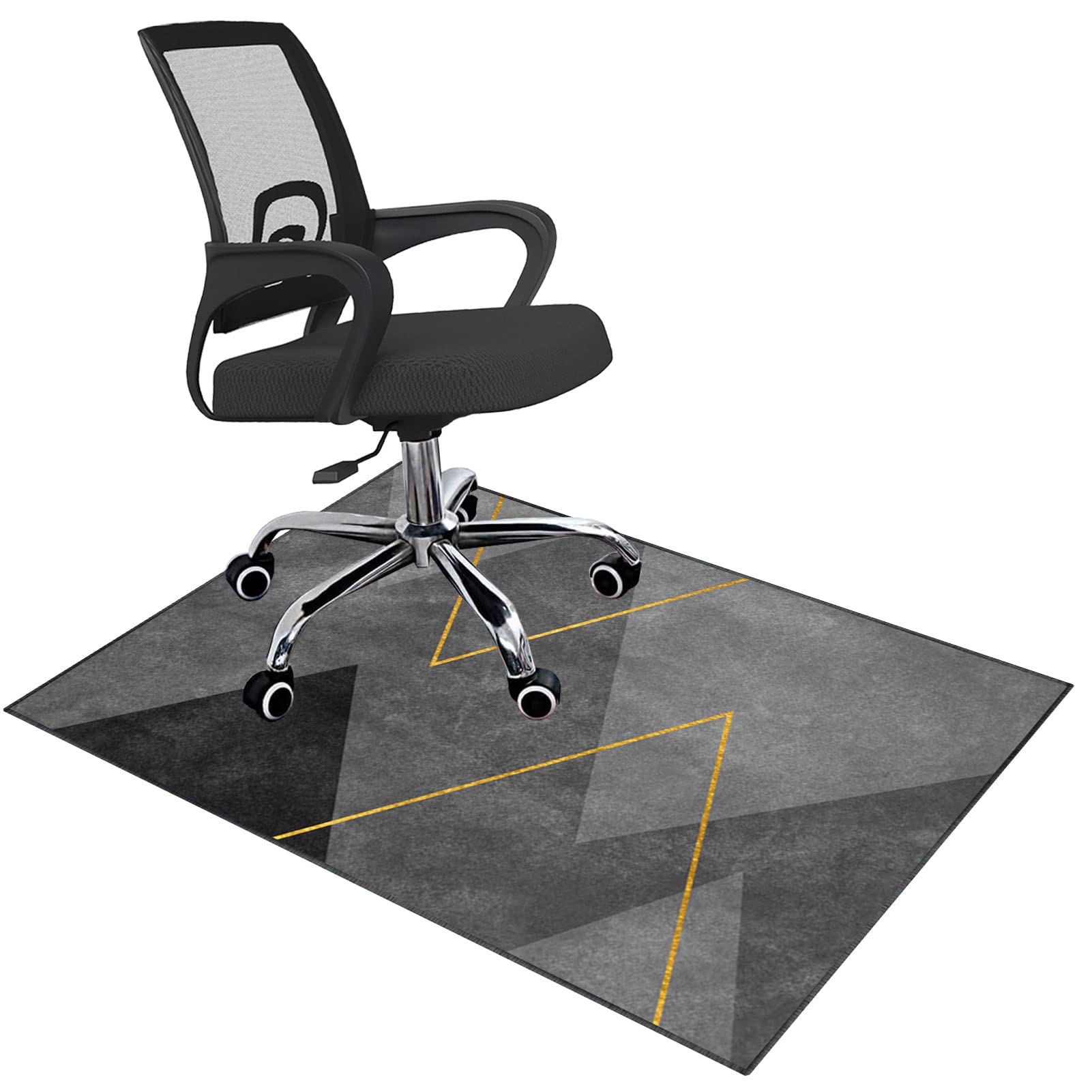 EYZO Office Chair Mat For Carpet And Hardwood Floor Gaming Chair Mat | Carpet Protector Chair Mat For Office Chair Floor Mat Anti Slip For Home Office Gaming Room Anti-Skidding 90 × 140 cm — image 1