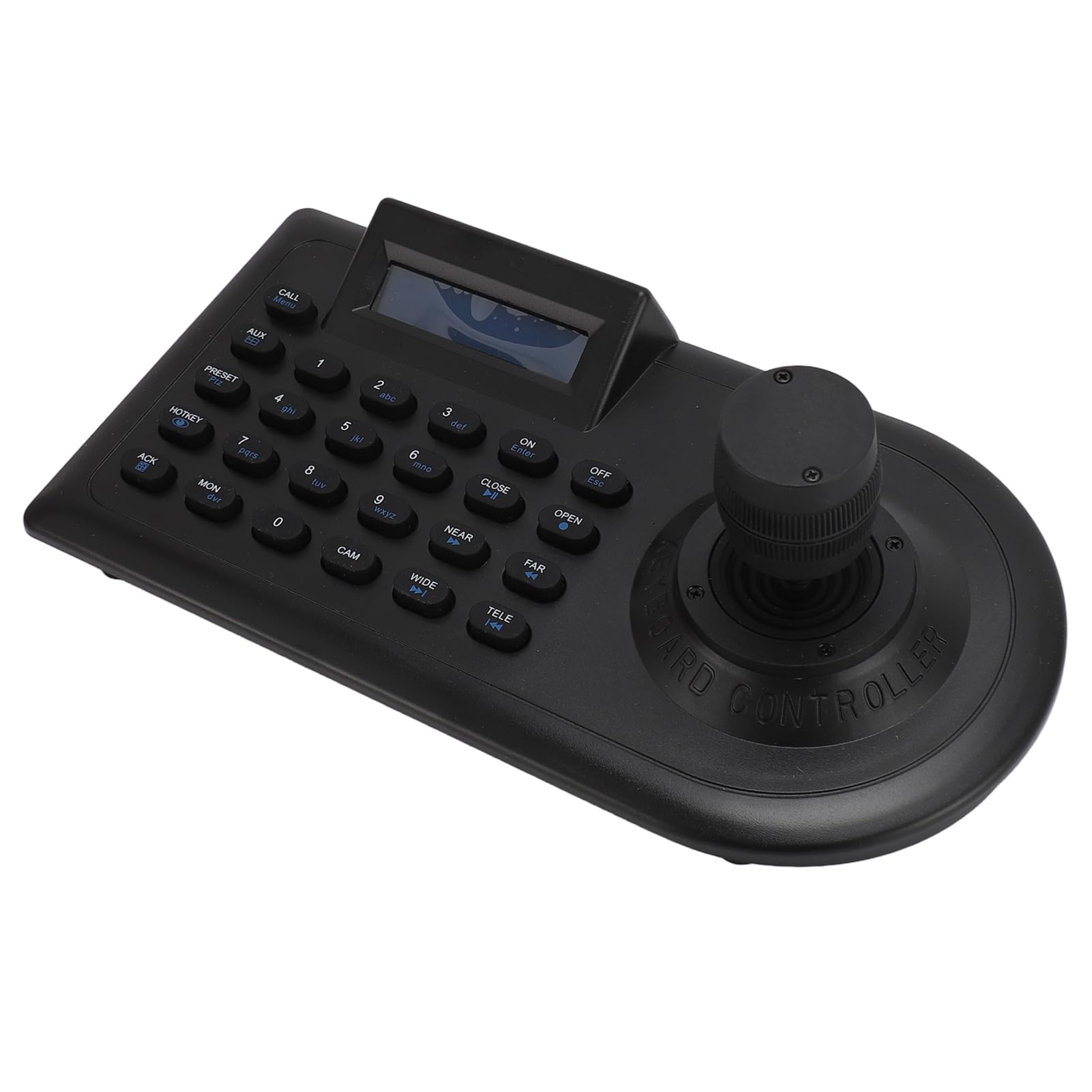 PTZ Camera Joystick Controller, Dome IP PoE Camera Controller Keyboard with 3D Joystick, RS485 232, for PELCO D, for PELCO P, for Controlling 32 NVR DVRs 256 Ball Cameras (US Plug)