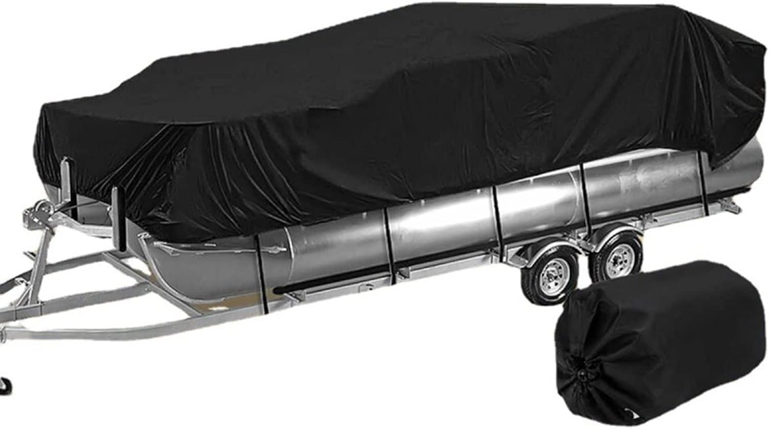Bâche ponton robustesse 210D housse imperméable pour bateau carré et remorque de pêche