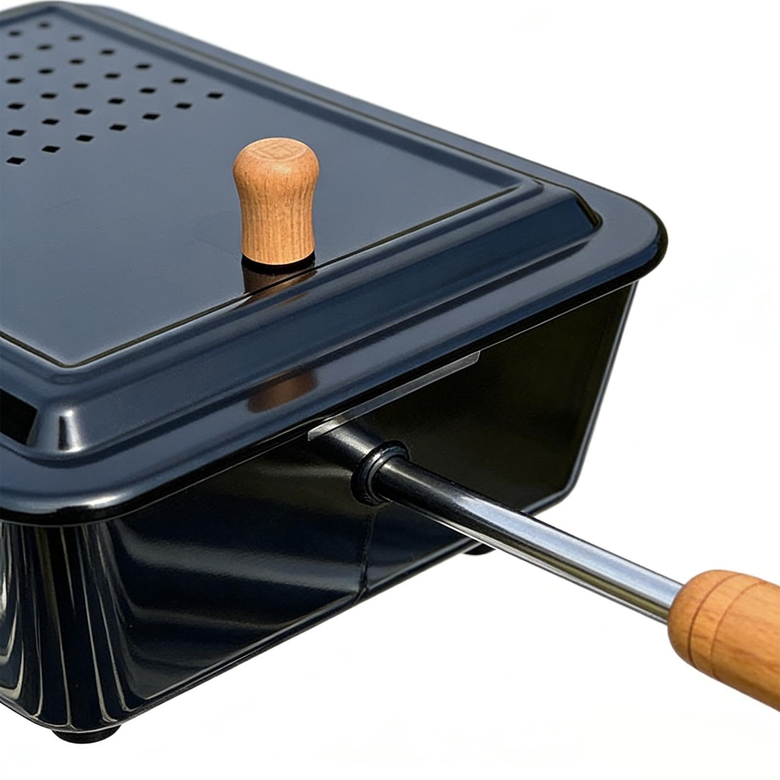 Outdoor Popcorntopf Faltbares Antihaftbeschichtetes Kochgeschirr | -Popcornzubereiter versehen mit langem Griff Für Picknick, Wandern, Reisen, Kochen, Outdoor-Grillen, Barbecue Und Nudeln