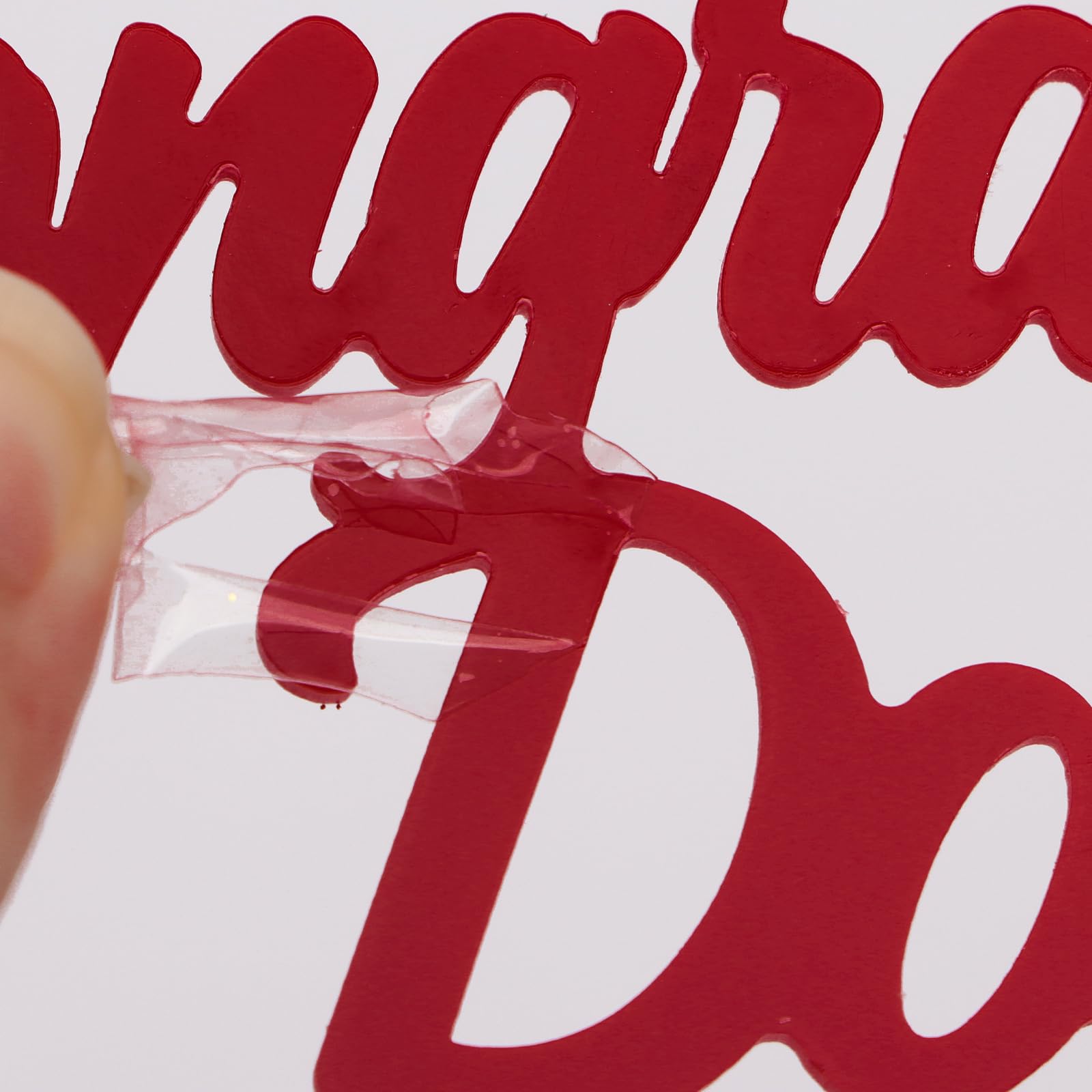 Cake Topper Laurea In Acrilico | Scritta 'Congratulazioni Dottoressa' | Oro | 16x14 Cm - Foto 8