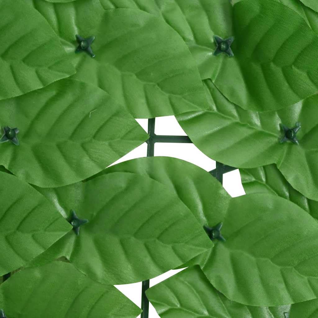 vidaXL Balkon Sichtschutz mit Grünen Blättern Windschutz Balkonverkleidung Balkonbespannung Sichtschutzhecke Terrasse Zaun 300x150cm