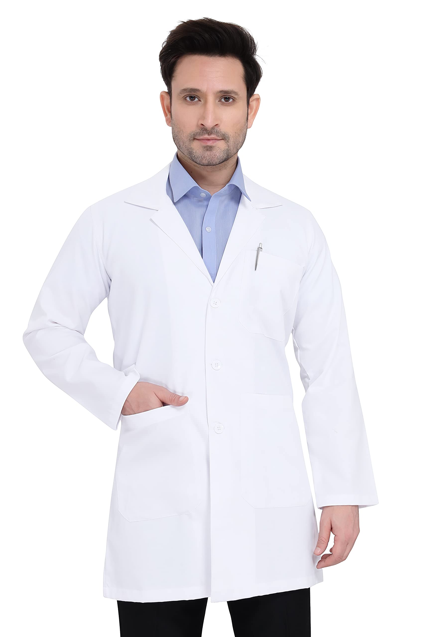desar rana Unisex Doctor's Apron Lab Coat - Full Sleeves & Half Sleeves-picture-45