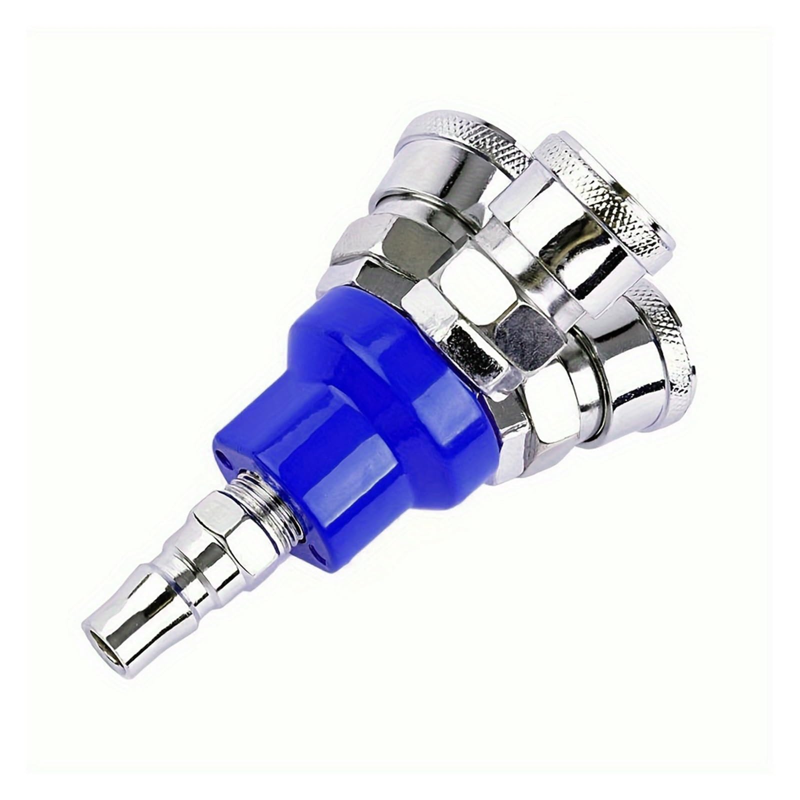 Pneumatic Connector for Air Compressor - SMV Round Two-Way SMY Round Three-Way Internal Thread Quick Connector - Pneumatic Tool(Round Three-Way)