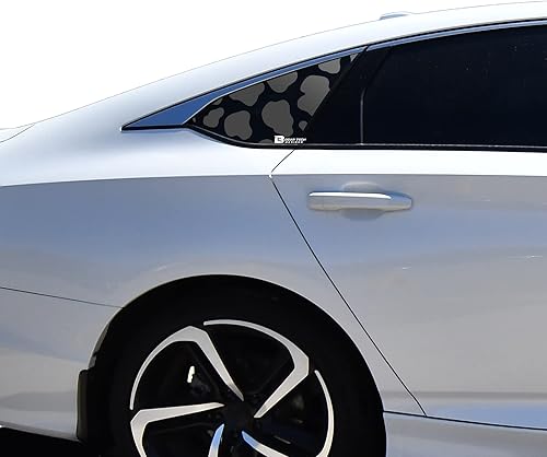 Miniatura 7 de BOGAR TECH DESIGNS - Calcomanías de ajuste universal con estampado de leopardo y guepardo para ventana de tercer trimestre compatibles con la