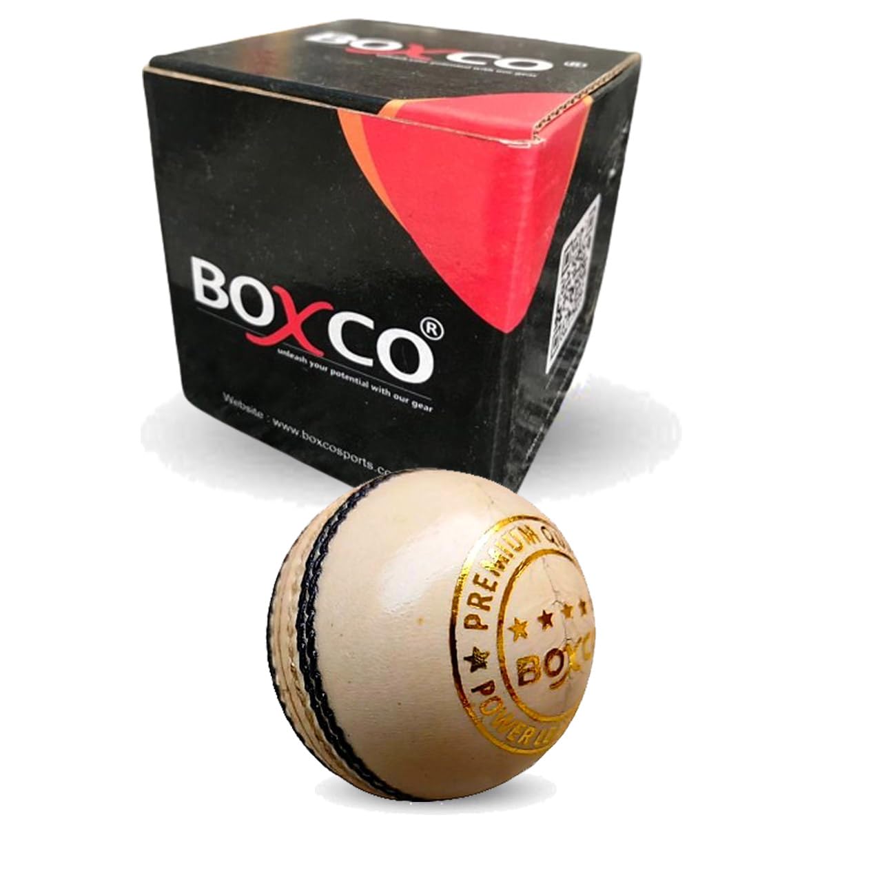 BOXCO Power Hand Stiched Four Piece Single Cricket Leather Ball for T20, One Day, and Test Matches (Power, Natural) (B0CK4WPWHT) Amazon Price History, Amazon Price Tracker