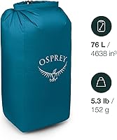 Vista 2 de Osprey Forro de mochila ultraligero protector, azul frente al agua, grande Waterfront Azul
