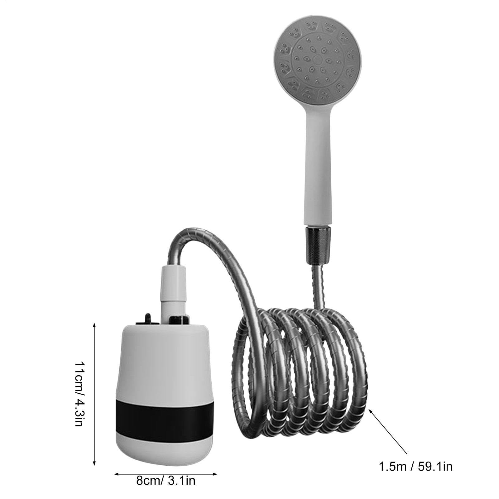 Doccia da campeggio – Peste doccia ricaricabile a mano per il quartiere esterno, doccia da campeggio portatile | Doccia elettrica riabilitabile USB per il nuoto, pulizia per animali