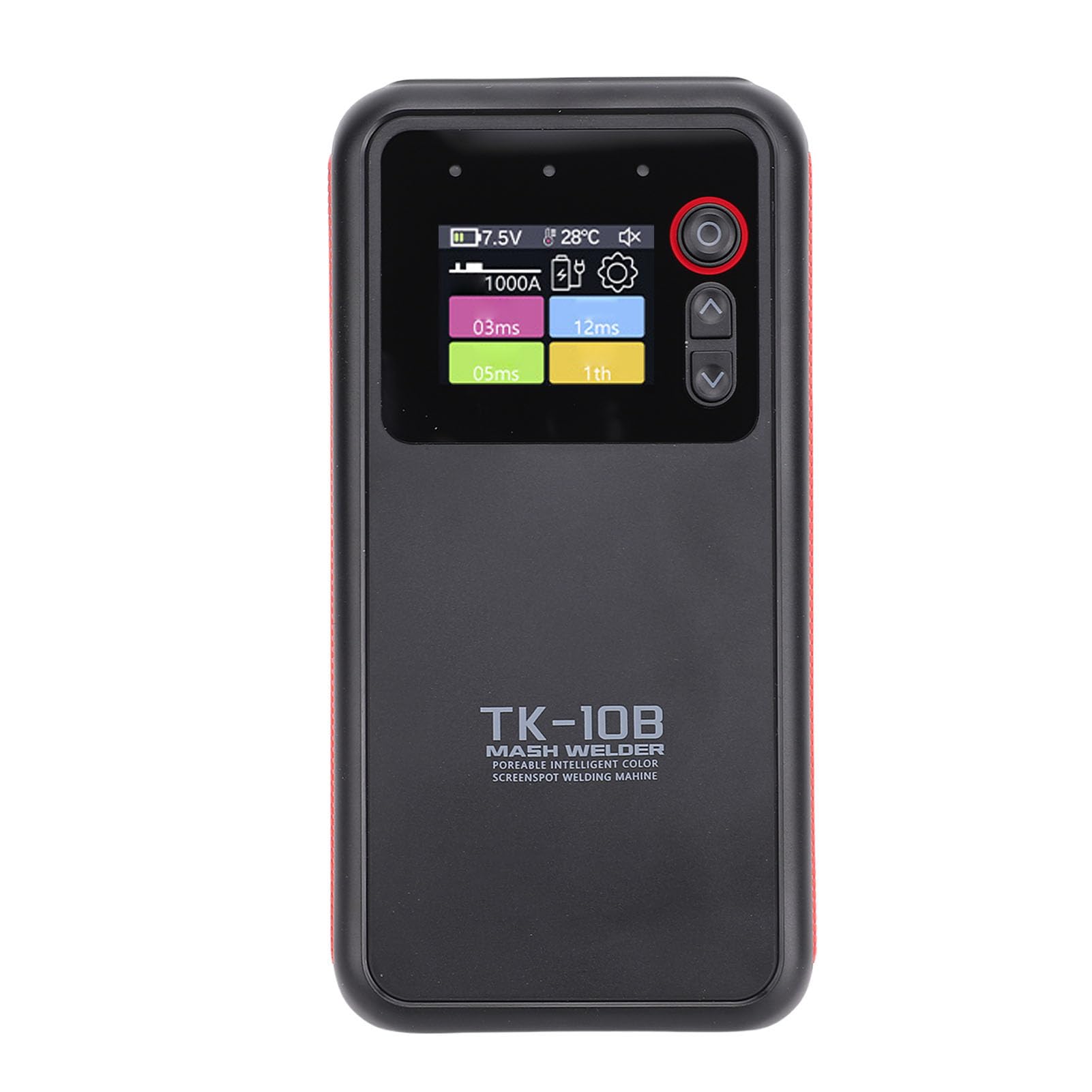 Generic Saldatrice a Punti a Batteria Uscita Regolabile Portatile con Display HD da 1,8 Pollici per Progetti Fai da Te e Riparazioni Domestiche Spessore Acciaio Nichel 0,1-0,25 Mm