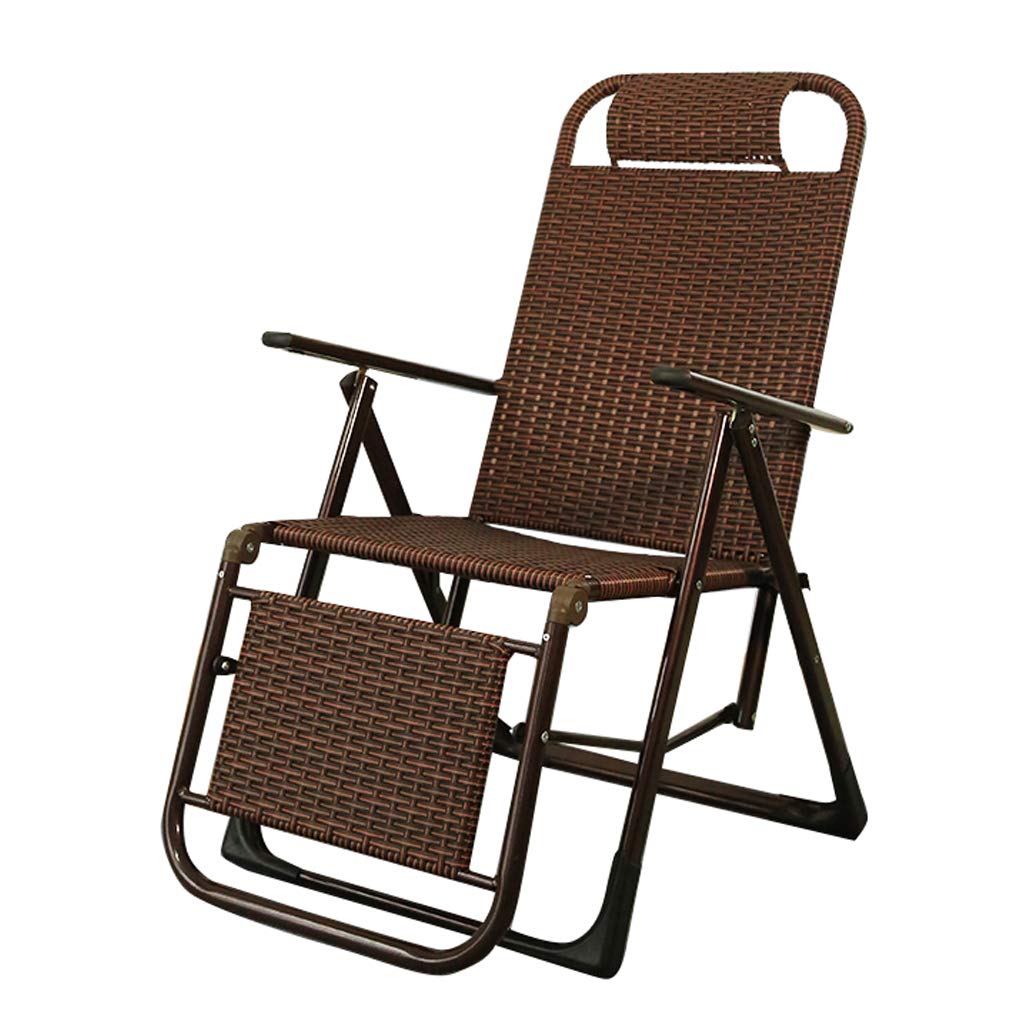 Fauteuil de jardin inclinable pliable relax extérieur pour salon et patio