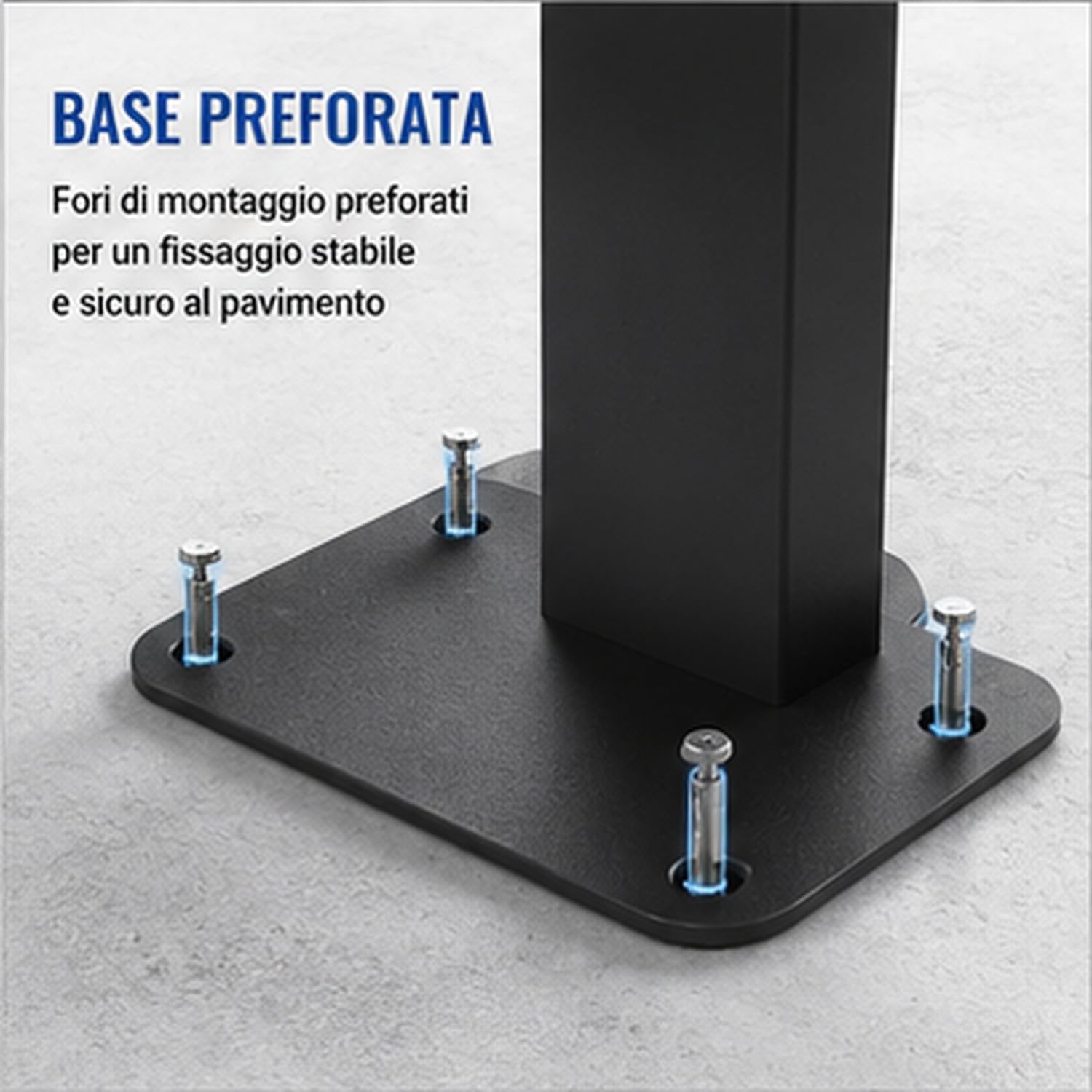 Soporte universal para Wallbox, para estaciones de carga para coches eléctricos, aleación de aluminio y aleación de neodimio para exterior, interior, garaje, aparcamiento
