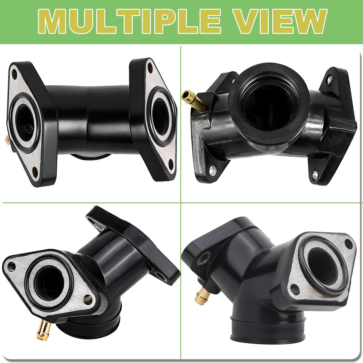 Adaptateur de collecteur d'admission pour carburateur de moto pour Yamaha XV 250 XV 125 Virago XV 240 V Star 250 Route 66 XVS125 Moteur 1988-2011 2UJ-13586-00 4RF-13586-00 4RF-13586-01